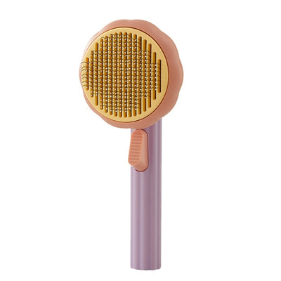 Pet Self Cleaning Shedding Brush