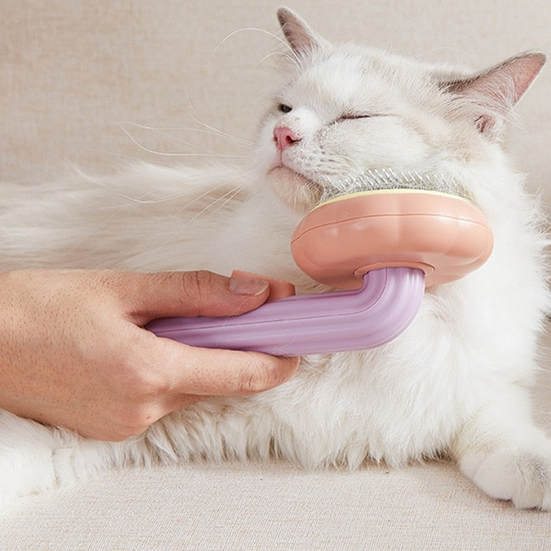 Pet Self Cleaning Shedding Brush