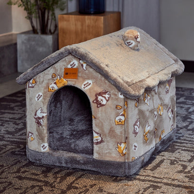 Foldable Dog Bed House