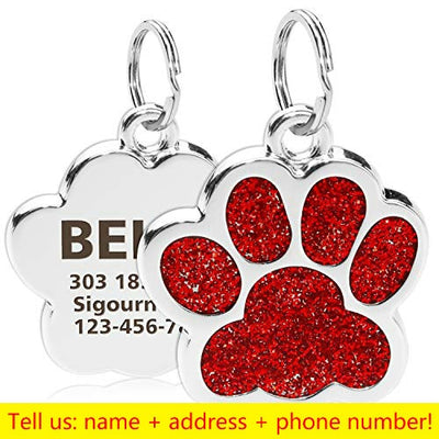 Pet Pendant Metal Keyring Collar