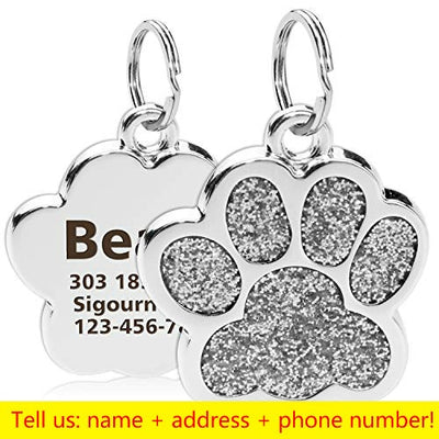 Pet Pendant Metal Keyring Collar