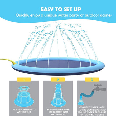 Pet Water Spray Mat Pool