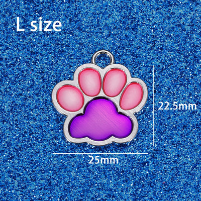Pet Pendant Metal Keyring Collar