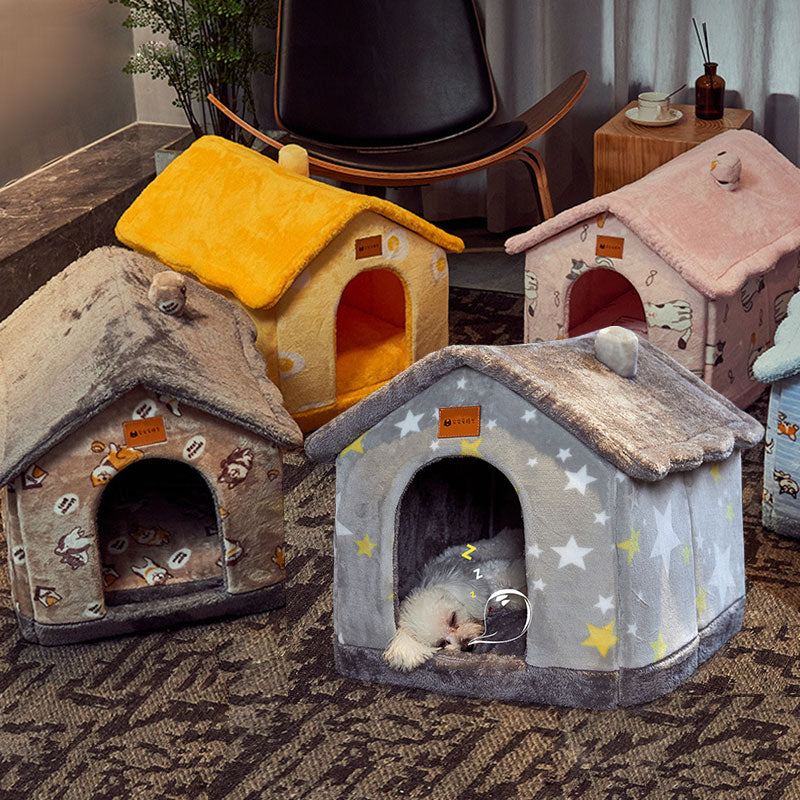 Foldable Dog Bed House