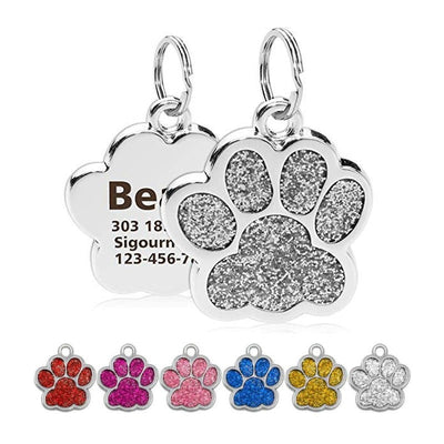 Pet Pendant Metal Keyring Collar