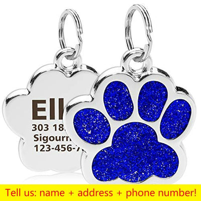 Pet Pendant Metal Keyring Collar