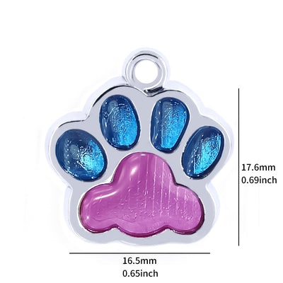 Pet Pendant Metal Keyring Collar
