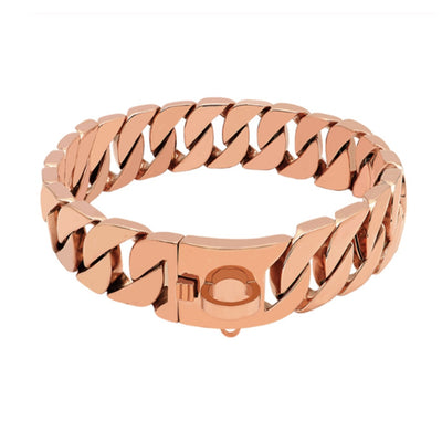 Strong Metal Dog Chain Collars