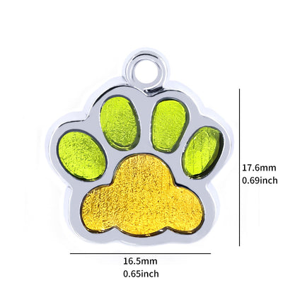 Pet Pendant Metal Keyring Collar