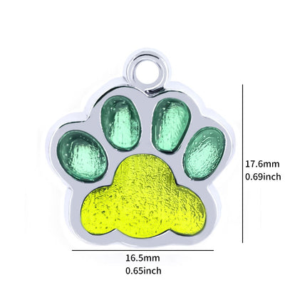 Pet Pendant Metal Keyring Collar