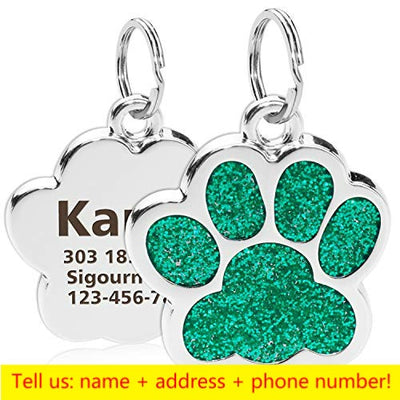 Pet Pendant Metal Keyring Collar