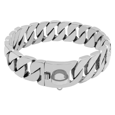 Strong Metal Dog Chain Collars