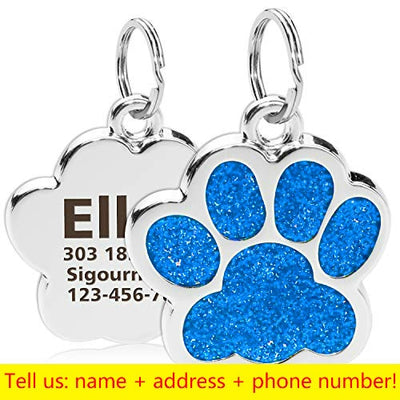 Pet Pendant Metal Keyring Collar