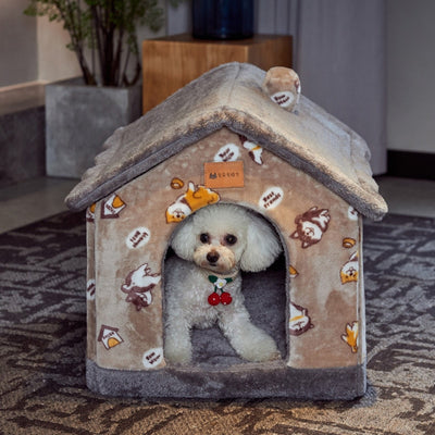 Foldable Dog Bed House
